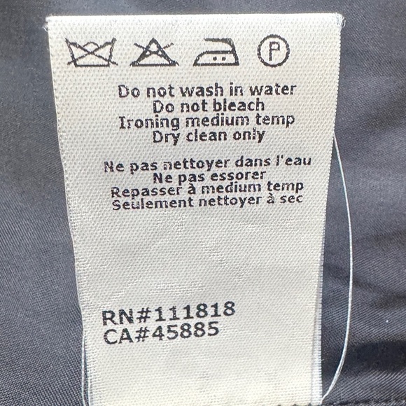 Michael Kors Little Black Dress Wool Sheath Made In Italy Size 2 - Picture 7 of 7